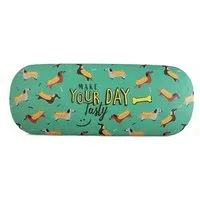 LK Trend & Style Brillenetui Motiv Hund Dackel, Hunde Design