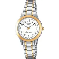 CASIO TIMELESS COLLECTION Quarzuhr LTP-1263PG-7BEG, Armbanduhr, Damenuhr, analog, Edelstahlarmband