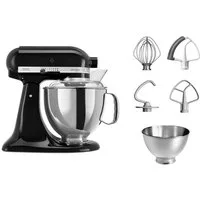 KitchenAid Küchenmaschine 5KSM175PSEOB ONYX BLACK, 300 W, 4,8 l Schüssel, mit Zubehör im Wert von ca. 112,-€ UVP
