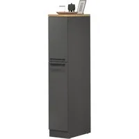 KOCHSTATION Apothekerschrank KS-Sole Breite 30 cm, 2 Auszüge, 4 Fächer