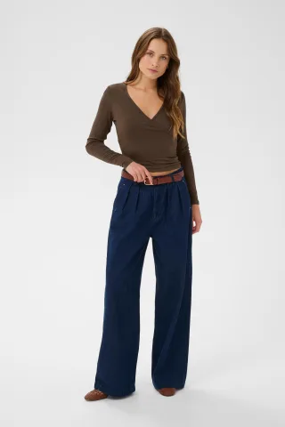 Langarm-Bluse ViggaSZ Langarm-Bluse Fitted