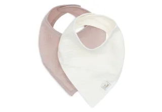 Jollein Lätzchen Bandana Wild Rose/Oatmeal, 2-Pack