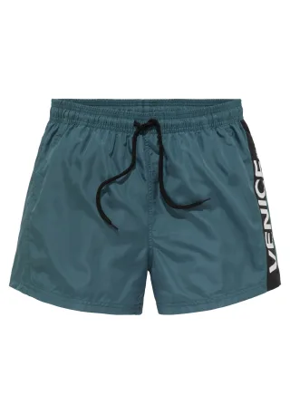 LASCANA - Venice Beach LM exkl. Sport Herren Badeshorts kurz green - Gr. - XS