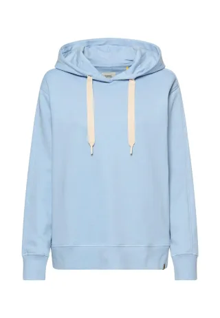 camel active - Hoodie aus reiner Baumwolle soft blue - Gr. - XL