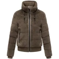 Navahoo Plüschjacke Schneepuder 14 warme Damen Teddyjacke für den Winter