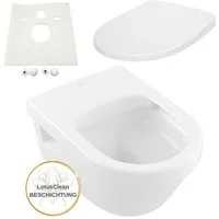 Villeroy & Boch Tiefspül-WC Villeroy Boch Architectura WC Sitz Soft Close, Wandmontage
