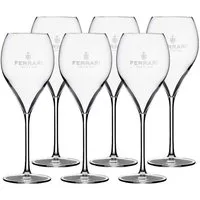 Ferrari Trento Champagnerglas Ferrari Schaumweingläser 330 ml 6er Set, 6-tlg., Glas
