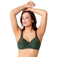 Elbrina Bügel-BH verstellbare Träger, ohne Schale, mit Bügel, mit Spitze, mit Schleife