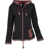 Guru-Shop Langjacke Nepal Ethno Jacke, bestickte Boho Jacke -.. alternative Bekleidung