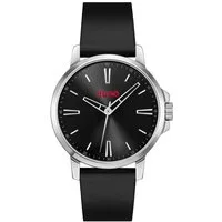HUGO Quarzuhr #SMOOTH 1530417, Armbanduhr, Herrenuhr, Lederarmband, analog