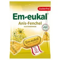 Em-eukal Süßigkeit, Em eukal Anis Fenchel Hustenbonbons mit Vitamin C zuckerfrei 75g