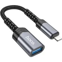 hoco. Adapter iPhone-Anschluss 8-polig auf USB 3.0 UA24 schwarz USB-Adapter