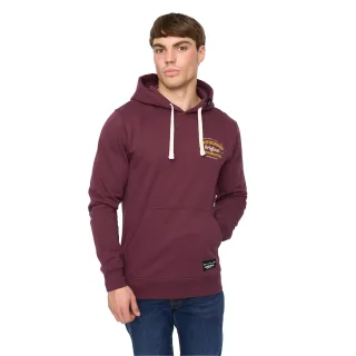 Crosshatch - "Motocross" Kapuzenpullover für Herren (Weinrot)