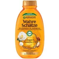 GARNIER Haarshampoo Garnier Wahre Schätze Shampoo Argan & Camelia-Öl (6er Packung), Packung, 6-tlg.