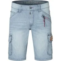 TIMEZONE Jeansshorts Denim Jeans mit Cargo Design und Reißverschlusstasche Regular RykerTZ Short