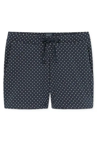 SCHIESSER - Hose kurz dunkelblau-gem. - Gr. - 36