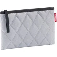 REISENTHEL® Kulturbeutel CASE RHOMBUS LIGHT GREY, Hellgrau, Schwarz, (1-tlg)
