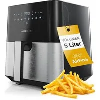 CLATRONIC Heißluftfritteuse FR 3782 H, XXL 5L, 360° Air-Flow, 8 Programme, 1450W