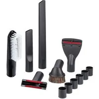 McFilter Staubsaugerdüsen-Set Universal 12-teilig, Zubehör für alle Staubsauger mit 32/35mm Anschlussdurchmesser, inkl. Adapter, (12-tlg), mit Polsterdüse, Fugendüse, Flachpolsterdüse, Möbelpinsel, Möbelbürste