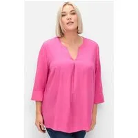 Sheego Klassische Bluse Tunika 3/4-Arm