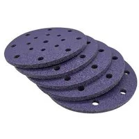 adena365 Schleifscheibe Schleifscheiben 150 mm Keramik 17-Loch Klett Staubabsaugung, (Packung, 25 Stück), 17-Loch-System, Keramik-Körnung, Klettbefestigung, Hohe Standzeit