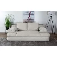 COLLECTION AB Schlafsofa Chicago, B: 200 cm, Liegefl. 146x200 cm, Bettfunktion, Bettkasten & 2 Armlehnenkissen, Federkern