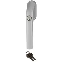 ABUS Fenstergriff Abus FG300 abschließbarer Fenstergriff weiß, silber, braun, Éinzelgriff silber, abschließbar, Kindersicherung