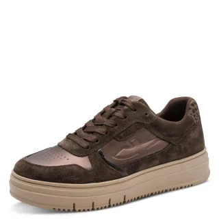 Tamaris - Da.-Schnürer mocca metallic - Gr. - 40