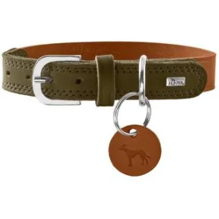 Dog Sport HUNTER Hundehalsband lemvig cognac S