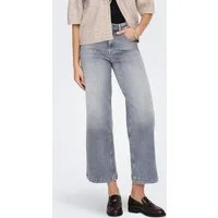 ONLY High-waist-Jeans ONLMADISON BLUSH HW CP WD DNM REA293NOOS hohe Taille, weite Beinform, verkürzte Länge