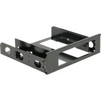 5,25" Einbaurahmen für 1x 3.5" schwarz