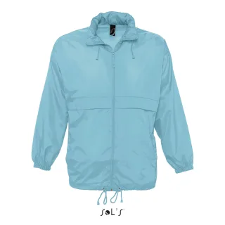 SOLS Unisex Surf Windbreaker Lightweight Jacket (Blaues Atoll)