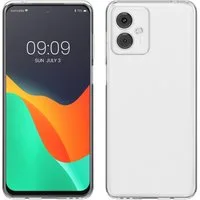 kwmobile Handyhülle Hülle für Motorola Moto G14, Silikon Handyhülle transparent - Handy Case gummiert