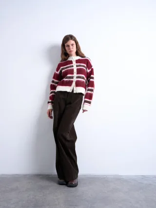 topshop - TSZOEY LS CARDIGAN Pink Glo - Gr. - L