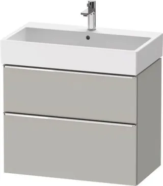 Duravit D-Neo Waschtischunterbau wandhängend Betongrau Matt 784x442x625 mm - DE4373010070000 DE4373010070000