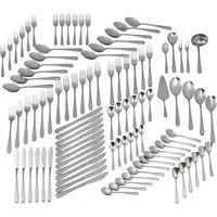 GRÄWE Besteck-Set GRÄWE Besteckset 100-tlg. für 12 Personen, Serie Salzburg, Edelstahl 18/0