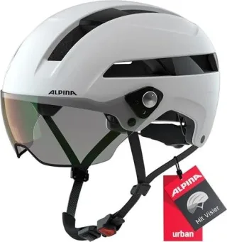 Alpina Soho Visor V Helm white matt 51-56 cm