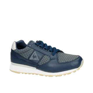 Le Coq Sportif Eclat Houndstooth Mens Navy Trainer