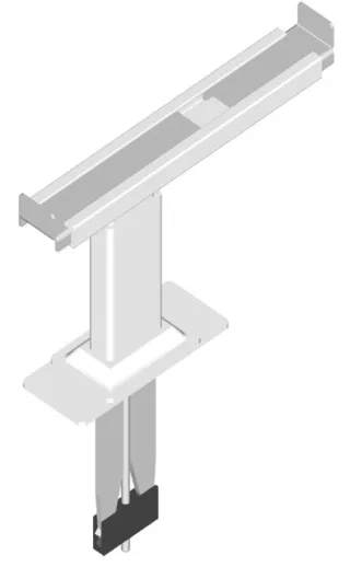Kermi Fensterbankträger Typ22/33 Verstellb160-270mm Einst.höhe 80-120mm, ZC00380001 ZC00380001