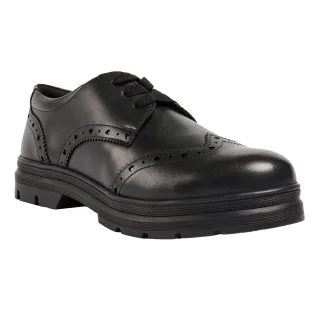 Pod Fiona Mädchen Brogues Aus Schwarzem Leder