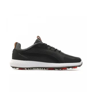 Puma Power Adapt 2,0 Golf Schnüre-up schwarzer glatte Leder-Herren-Trainer 190581 02
