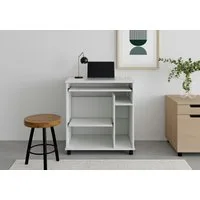 VOGL Möbelfabrik Computertisch Compi, PC-Tisch mit Tastaturauszug, platzsparend, Breite 72 oder 90 cm