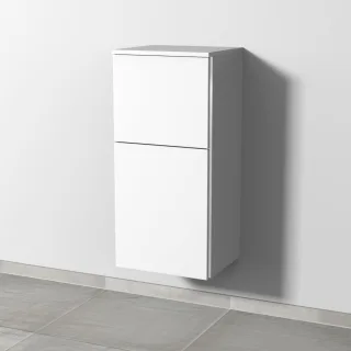 Sanipa 3way Mittelschrank mit 1 Tür und 1 Auszug, Weiß-Soft, BR12843 BR12843