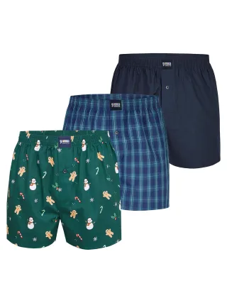 Happy Shorts Herren Boxer ChristmasBoxershorts, Unterhose, Boxerbriefs
