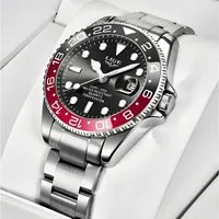 Lige Quarzuhr Luxus Armband Uhr Herren Damen Wasserdicht Sport Taucher