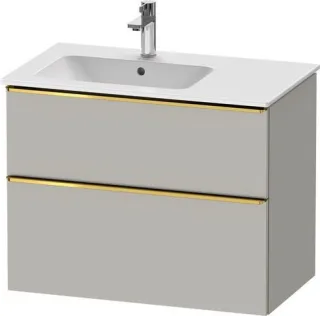 Duravit D-Neo Waschtischunterbau wandhängend Betongrau Matt 810x462x625 mm - DE4366034070000 DE4366034070000