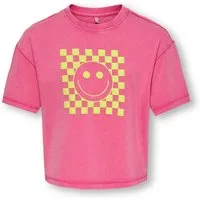 KIDS ONLY T-Shirt Kogpop Life S/S Washed Print Boxy Top Jrs