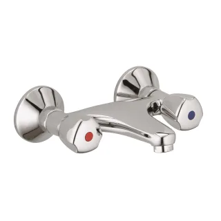KLUDI STANDARD CARE Wandarmatur DN 15 Griff Terralux Ausladung 180 mm chrom 320040508