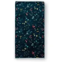 PiP Studio Gästehandtuch Les Fleurs Gästehandtuch dark blue 30x50cm (1 Stück), 100% Baumwolle (217829)