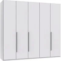 Wimex Drehtürenschrank Kleiderschrank London, in den Breiten 180cm, 225cm oder 270cm (mit verschiedenen Griffen in goldfarben, silberfarben oder schwarz) wahlweise mit Basic- oder Premium-Ausstattung erhältlich